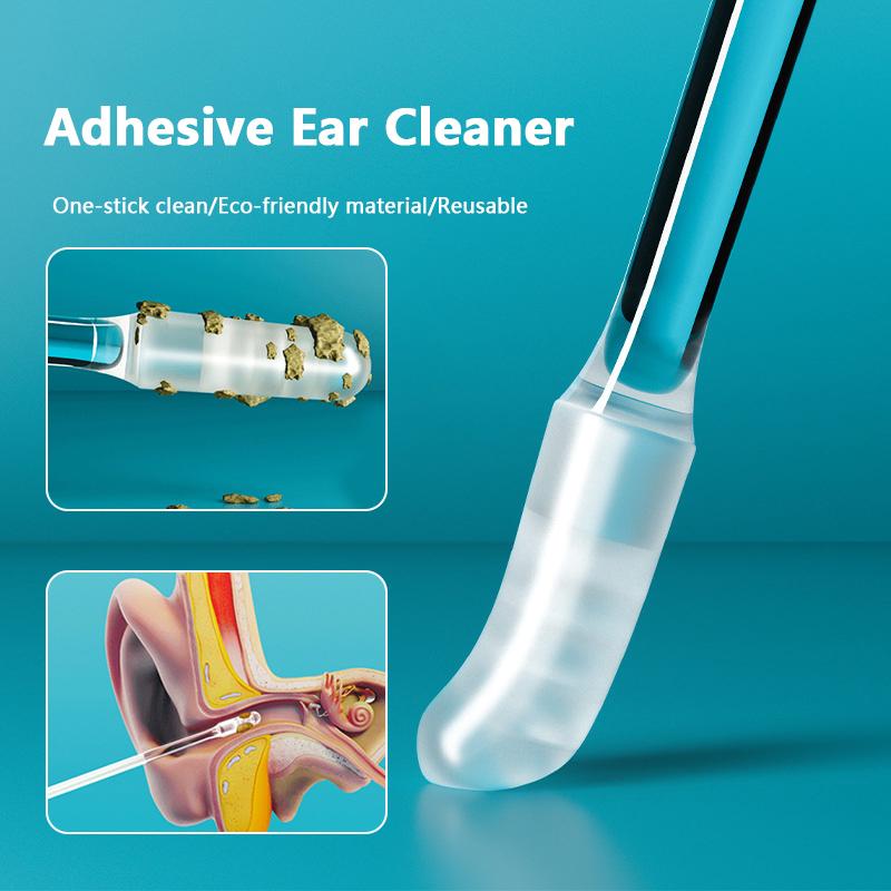Reusable Silicone Ear Cleaning Sticks with Storage Case