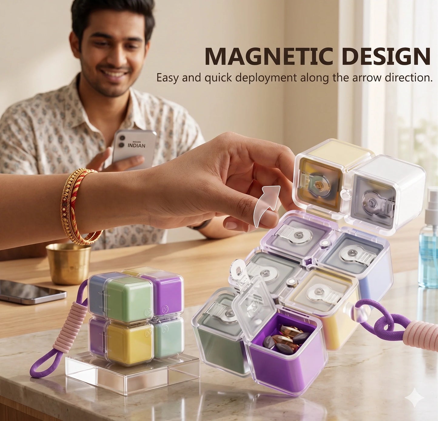 StorageCube™ – Compact Organizer | Multi-Storage | Everyday Essential