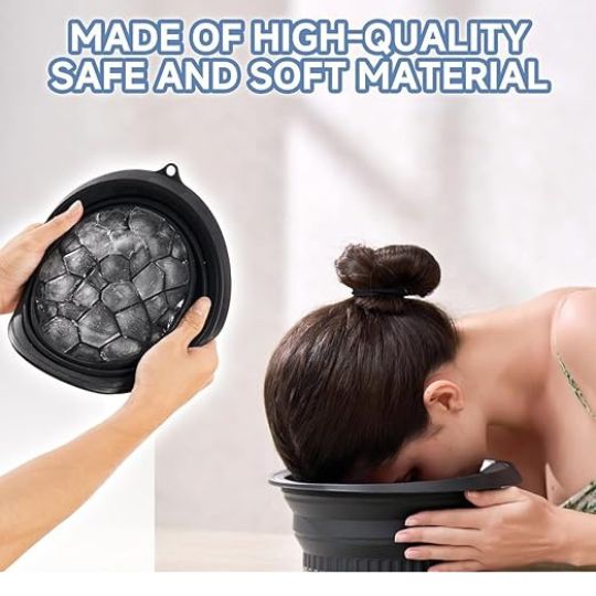 Foldable Ice Face Bowl with Built-In Ice Mold