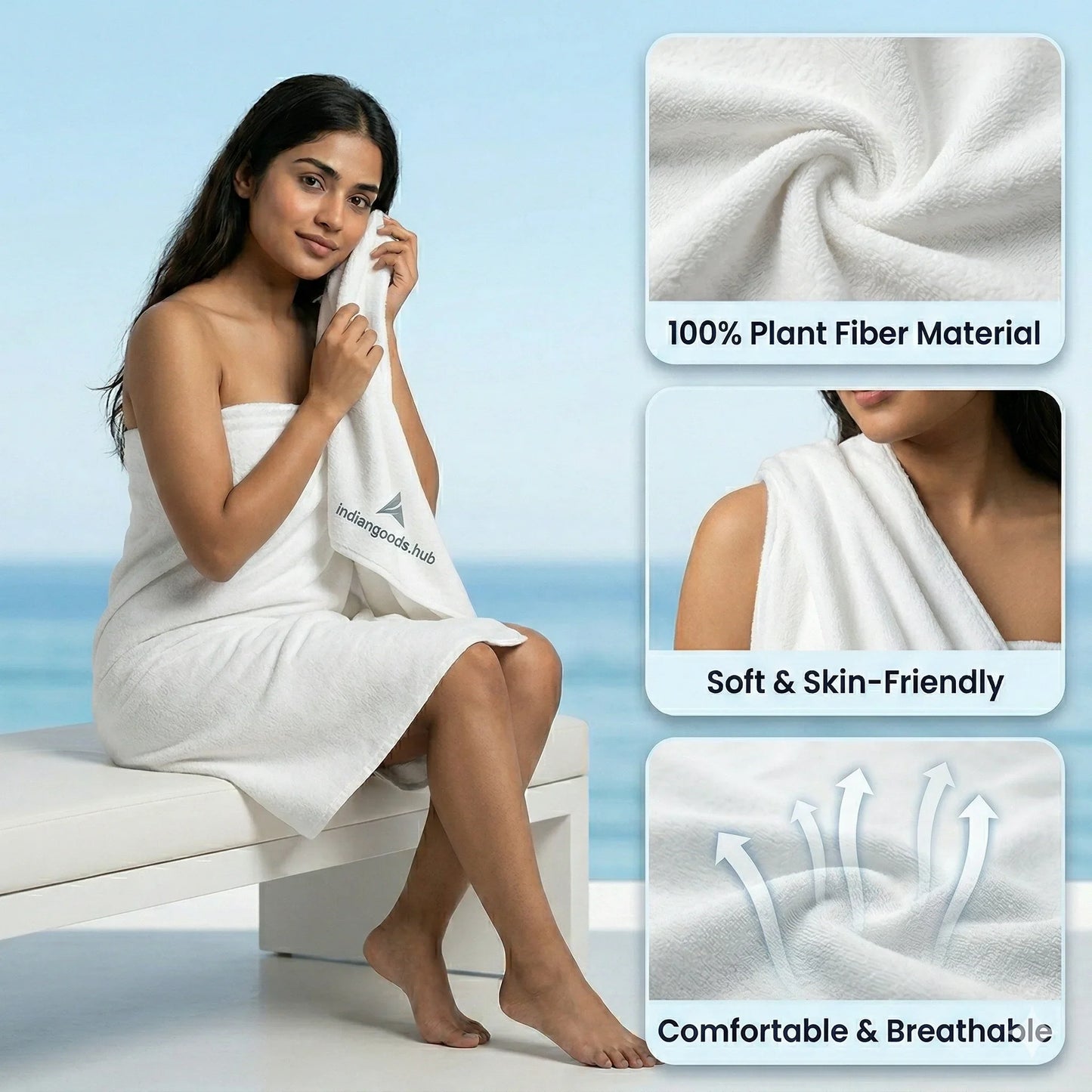 TravelTowel™ – Compressed Cotton Towels | Disposable & Skin-Safe | Perfect for Trips & Outdoors