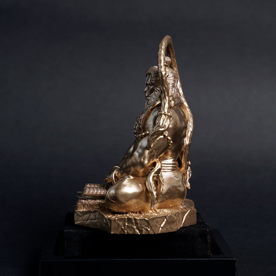 Pavan Sut Hanuman Ji — The Road Guardian | Sacred Orange Finish | Car Dashboard Idol