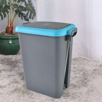 Push N Pedal Dust Bin – Hands-Free 6.5 Liter Space-Saver