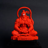 Pavan Sut Hanuman Ji — The Road Guardian | Seated Blessing Pose | Car Dashboard Idol