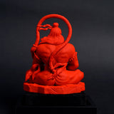 Pavan Sut Hanuman Ji — The Road Guardian | Pure White Finish | Car Dashboard Idol