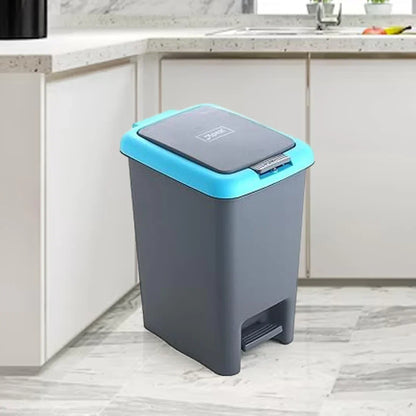 Push N Pedal Dust Bin – Hands-Free 6.5 Liter Space-Saver
