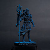 Shiva — The Protector | Standing Mahadev Idol for Car Dashboard | Khakhi