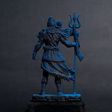 Shiva — The Protector | Standing Mahadev Idol for Car Dashboard | Khakhi