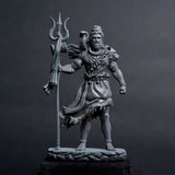 Shiva — The Protector | Standing Mahadev Idol for Car Dashboard | Blue