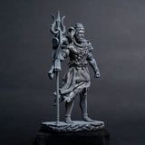 Shiva — The Protector | Standing Mahadev Idol for Car Dashboard | Blue