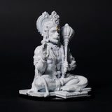 Lord Hanuman Ji — Seated Blessing Idol | Copper Gold Finish | Car Dashboard