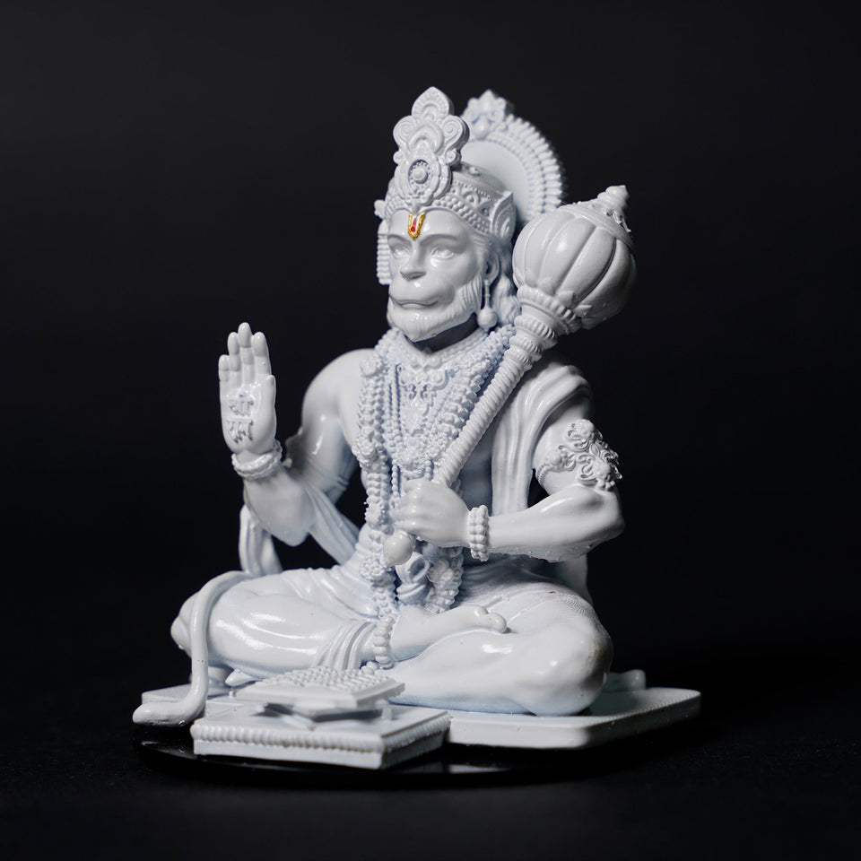 Lord Hanuman Ji – Seated Blessing Idol | Car Dashboard | Murtihub
