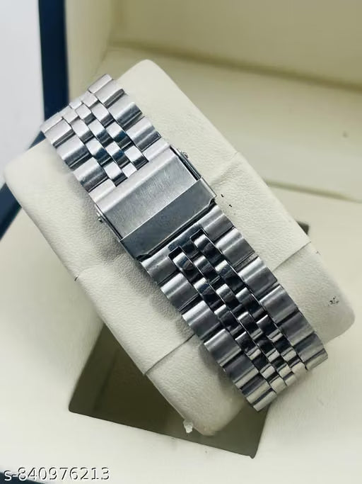 RLX Design Day-Date Function Working Adjustable Chain Analog Watch - For Men And Boys
