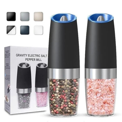 GlowGrind™ – Hands-Free Spice Grinder | LED Precision | One-Hand Operation