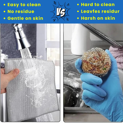 Multipurpose Wire Dishwashing Cleaning Rag