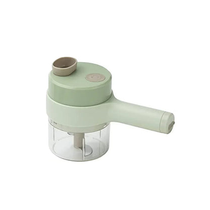 Electric Vegetable Cutter – 4-In-1 Handheld Slicer