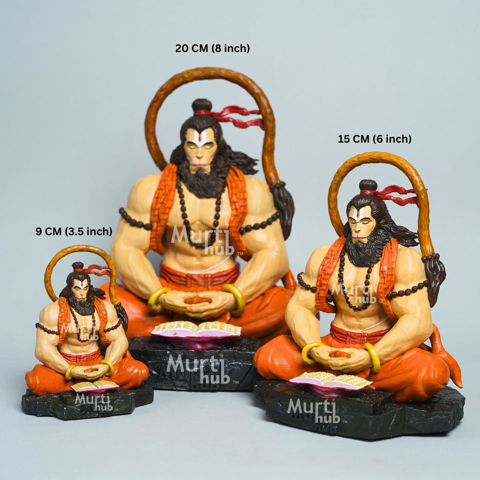 Pavan Sut Hanuman Ji — The Road Guardian | Exclusively Hand-Painted | 9 cm