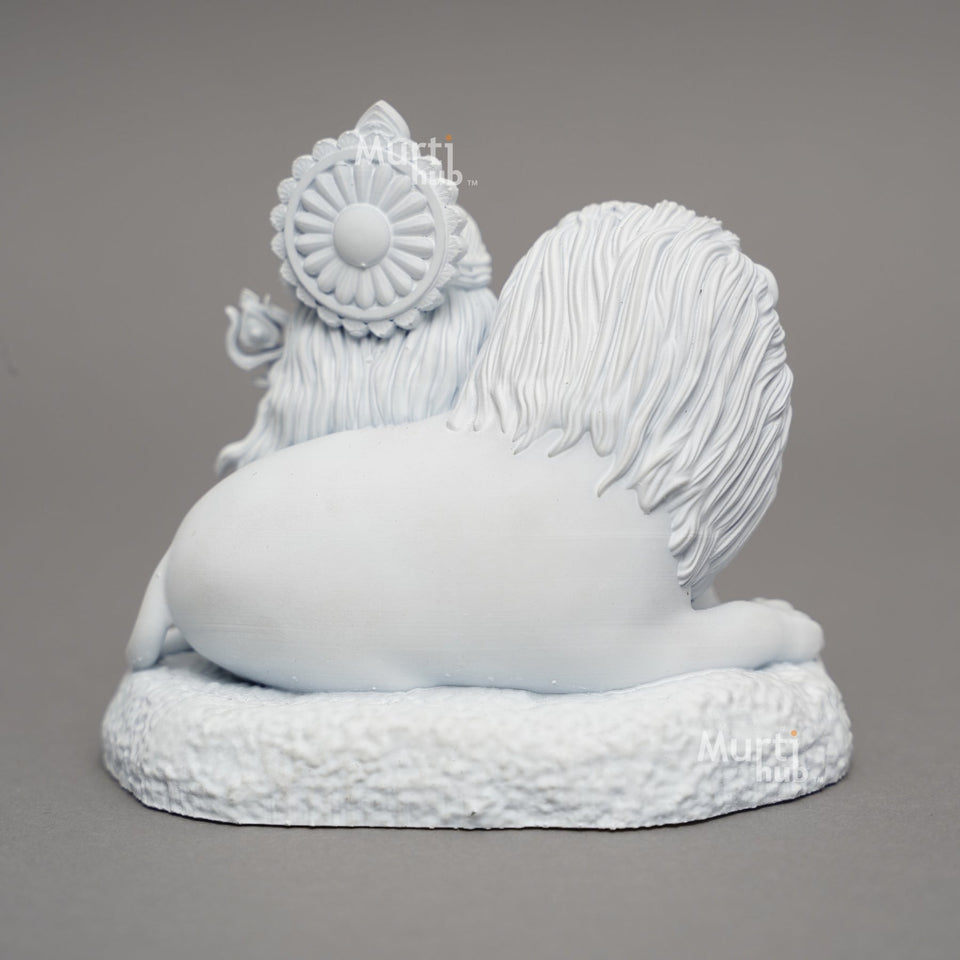 Baal Durga Maa with Lion – Car Dashboard Idol
