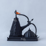 Ram Mandir with Lord Rama's Hand Holding Dhanush & Baan