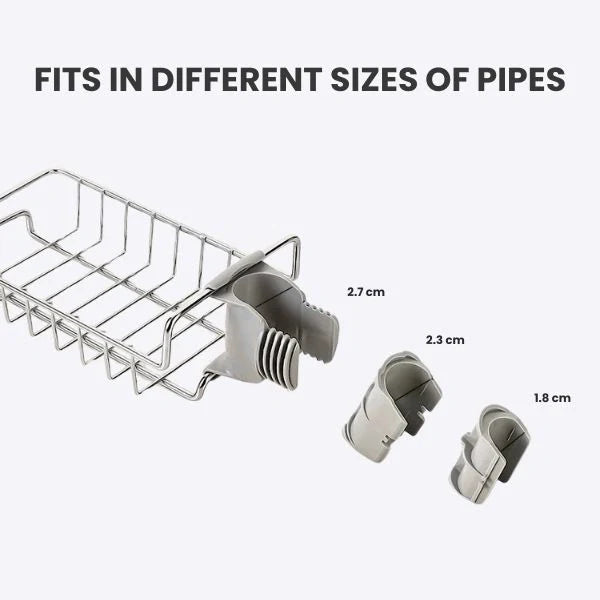NeatTap™ – Multi-Use Sink Organizer | Rust-Resistant | Fits Most Faucets