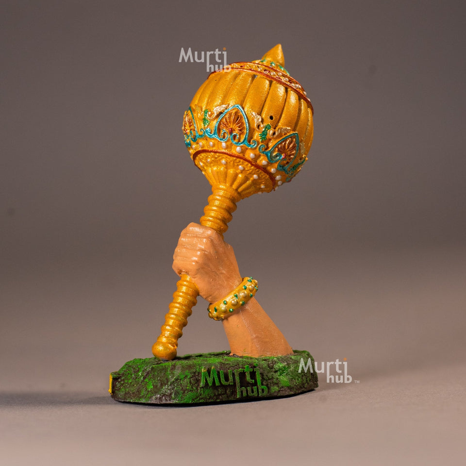 Hanuman Ji’s Divine Gada Hand Idol – "Tum Rakshak Kaahu Ko Darna"