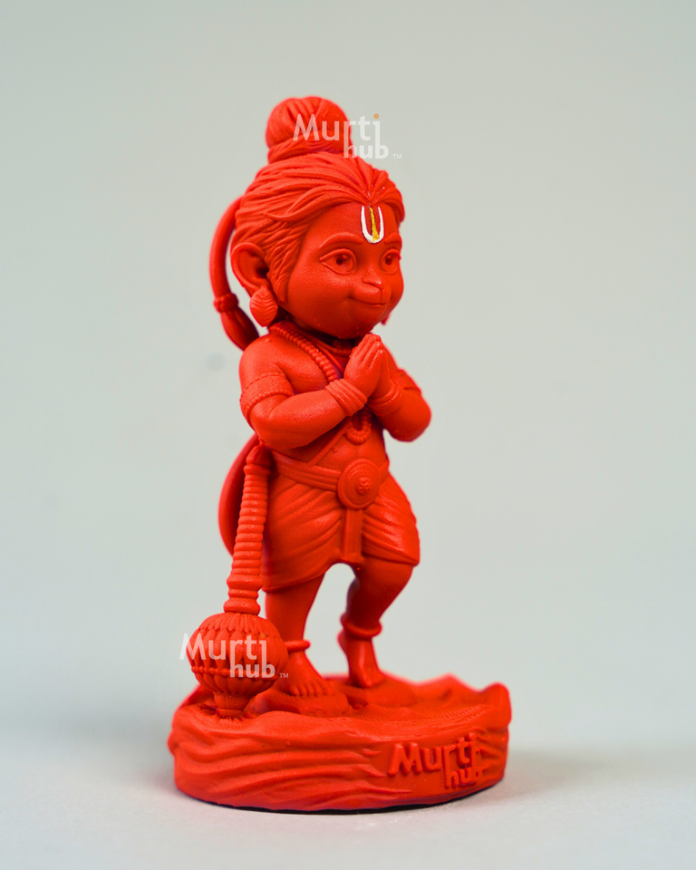 Baal Hanuman Idol– Ram Setu Delight White