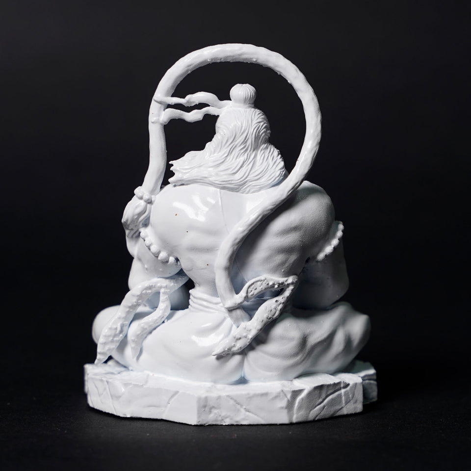 Pavan Sut Hanuman Ji — The Road Guardian | Matte Finish | Seated Blessing Idol for Car Dashboard