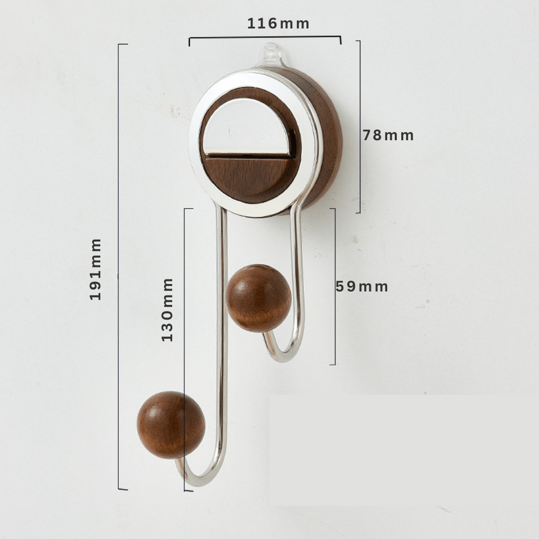 High-Grade Wall Mounted Suction Bathroom Hooks