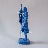 Shiva — The Protector | Standing Mahadev Idol for Car Dashboard | Blue
