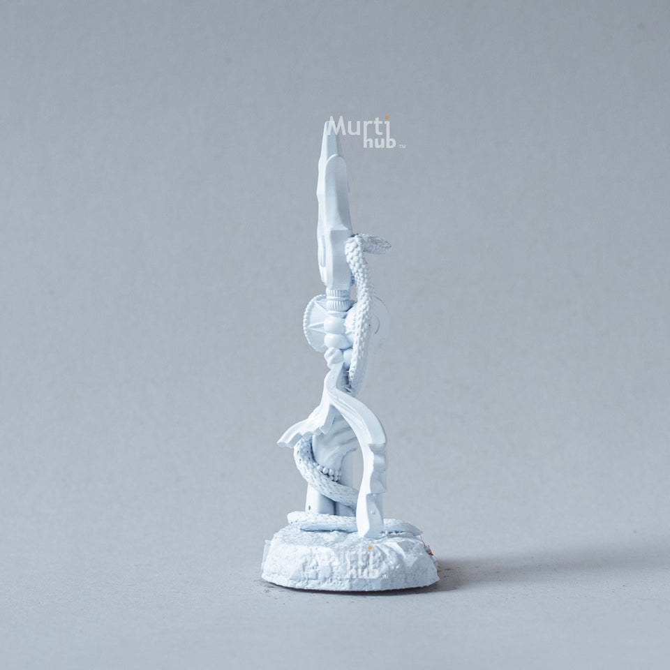 Shiva's Trishul Damru — Om Namah Shivay | Hand-Painted Resin Idol for Car Dashboard