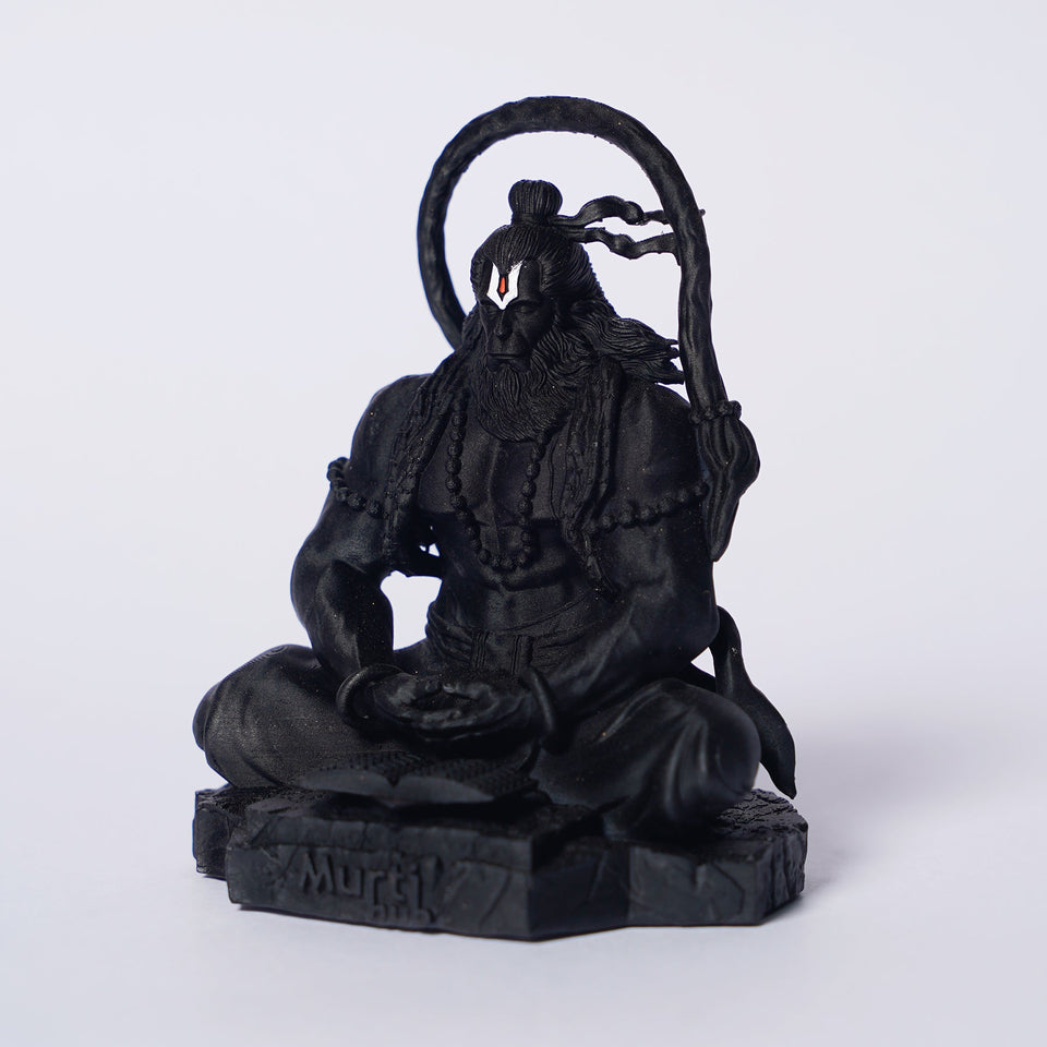Pavan Sut Hanuman Ji — The Road Guardian | Sacred Orange Finish | Car Dashboard Idol