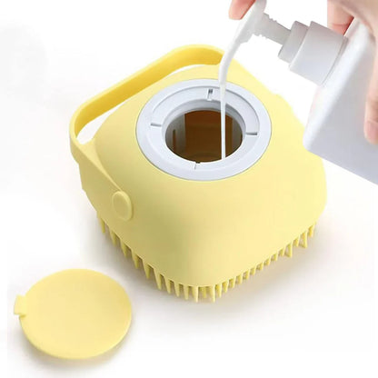 Silicone Bath Brush – Massage & Shampoo Dispenser For Shower
