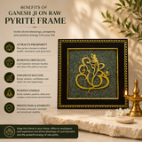 Pyrite Ganesha ji Frame