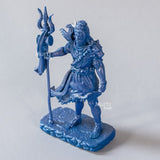 Shiva — The Protector | Standing Mahadev Idol for Car Dashboard | Gold Black