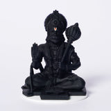 Lord Hanuman Ji — Seated Blessing Idol | Gold Finish | Car Dashboard