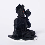 Lord Hanuman Ji — Seated Blessing Idol | Copper Gold Finish | Car Dashboard