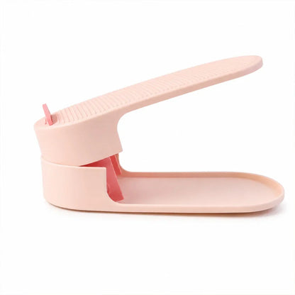 Adjustable Shoe Storage Rack – Space-Saving & Stackable Design