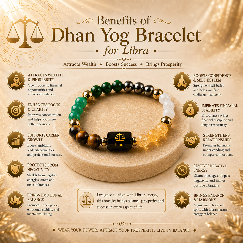 Dhan yog bracelet for Libra