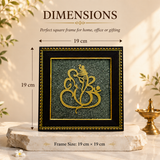 Pyrite Ganesha ji Frame