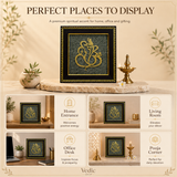 Pyrite Ganesha ji Frame