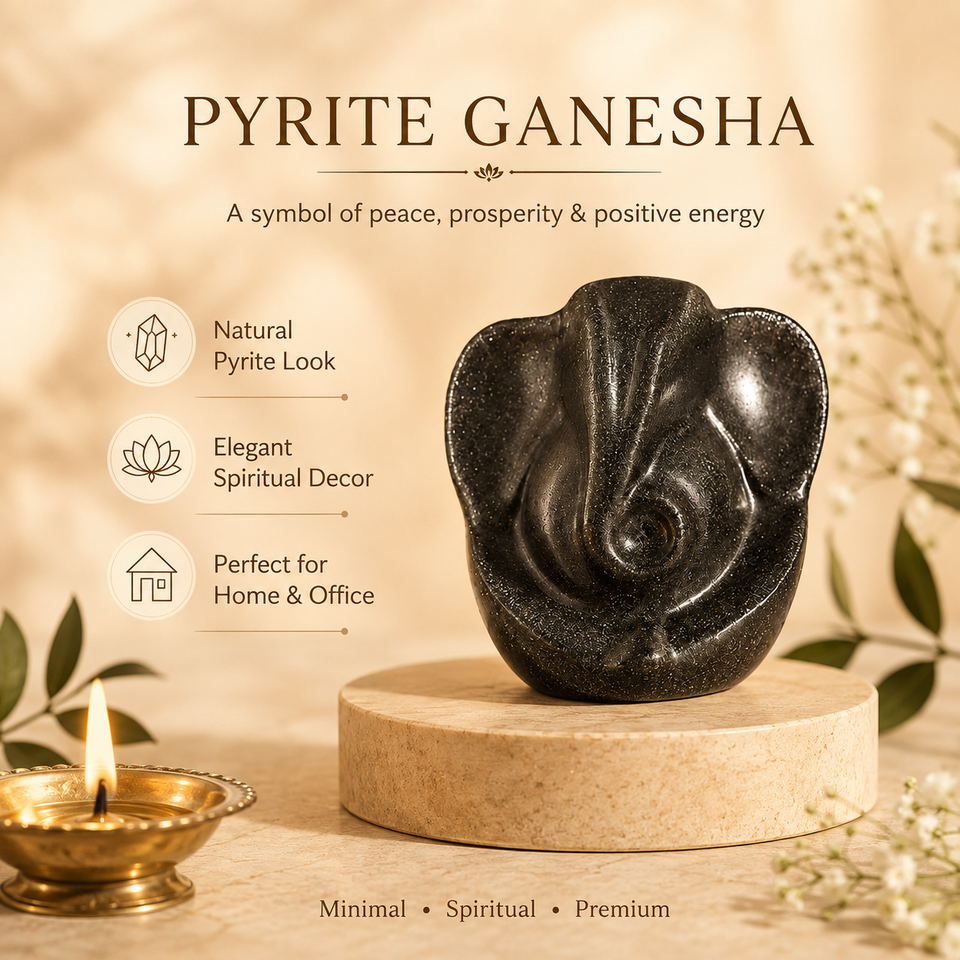 Pyrite Ganesha Ji Idol