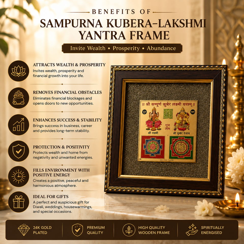 Sampurna Kubera-Lakshmi Yantra Frame