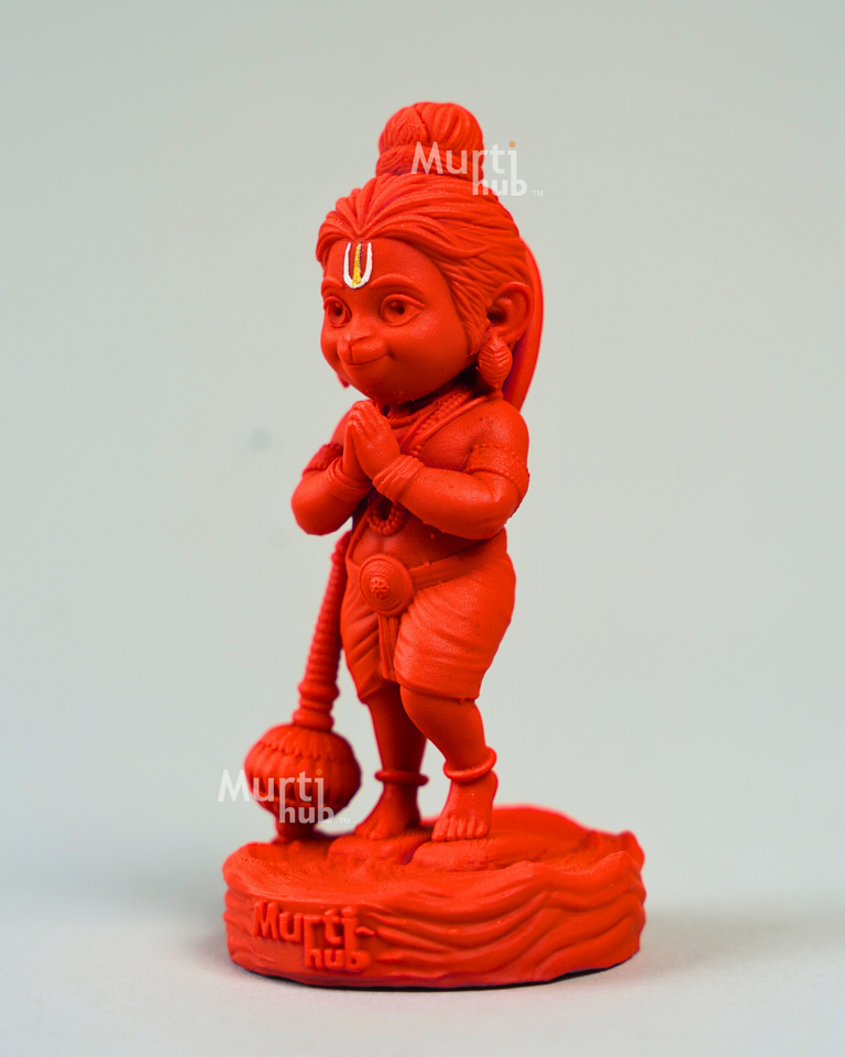 Baal Hanuman Idol– Ram Setu Delight White