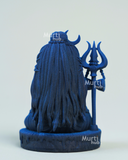 Baal Shiva Idol — The Serene Meditator | Pure White Finish | Car Dashboard & Home