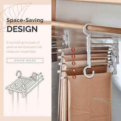5-in-1 Space-Saving Pants Hanger