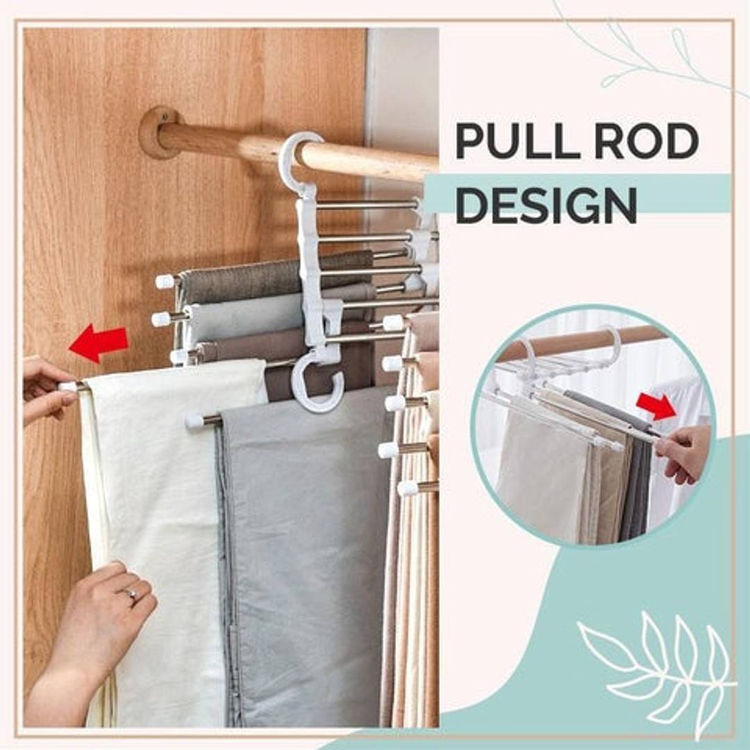 5-in-1 Space-Saving Pants Hanger