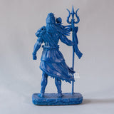 Shiva — The Protector | Standing Mahadev Idol for Car Dashboard | Gold Black