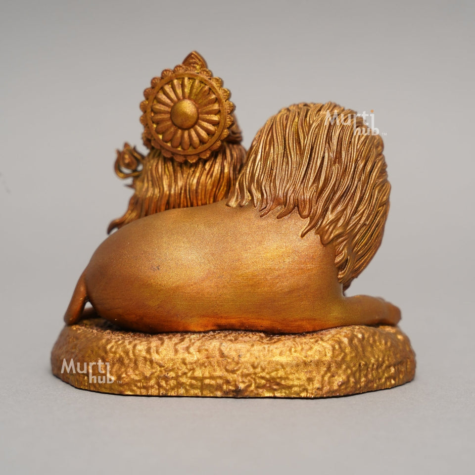 Baal Durga Maa with Lion – Car Dashboard Idol