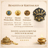 Powerful Kirtimukh Wall Hanging | Krunagali Bacelet Combo