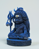 Baal Shiva Idol – The Serene Meditator | Hand-Painted Resin Murti