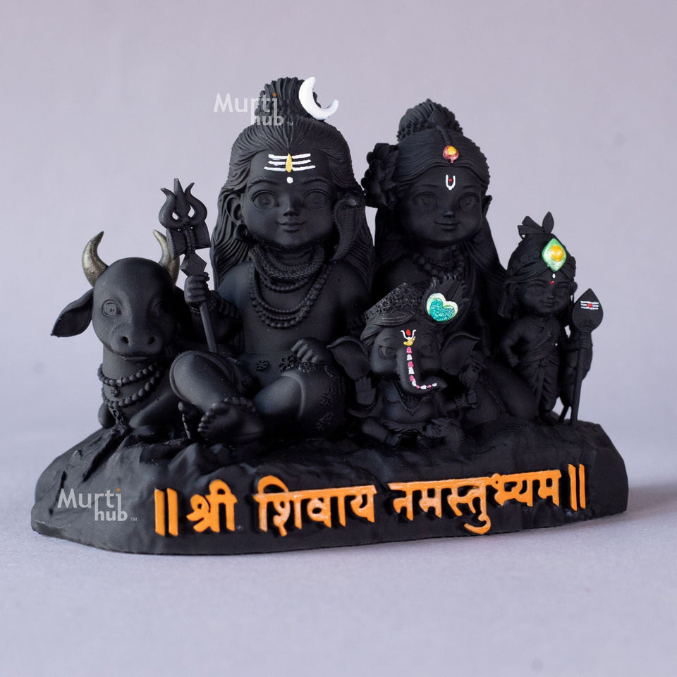 Shiv Parivar — Divine Harmony | Shiva, Parvati, Ganesha, Kartikeya & Nandi | Car Dashboard